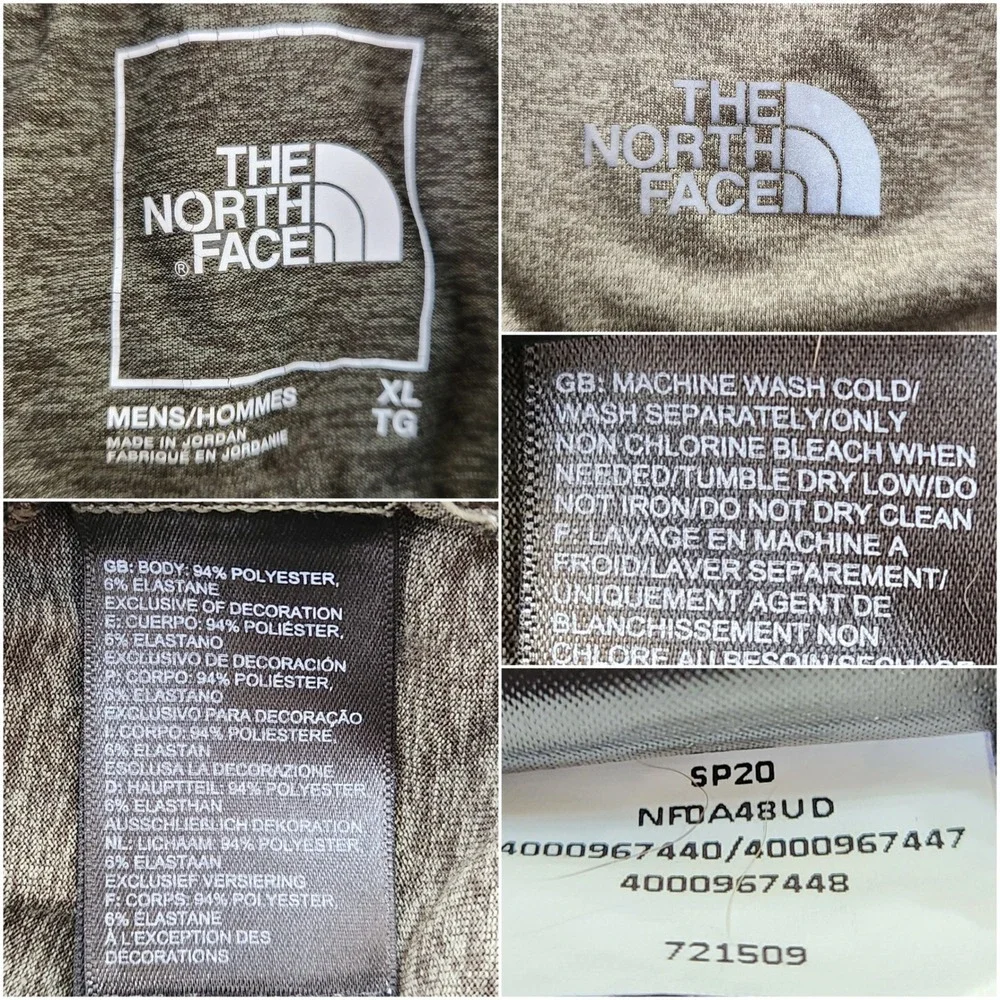 The North Face Mens XL Wander Hoodie Olive Green Heather Athleisure Lightweight